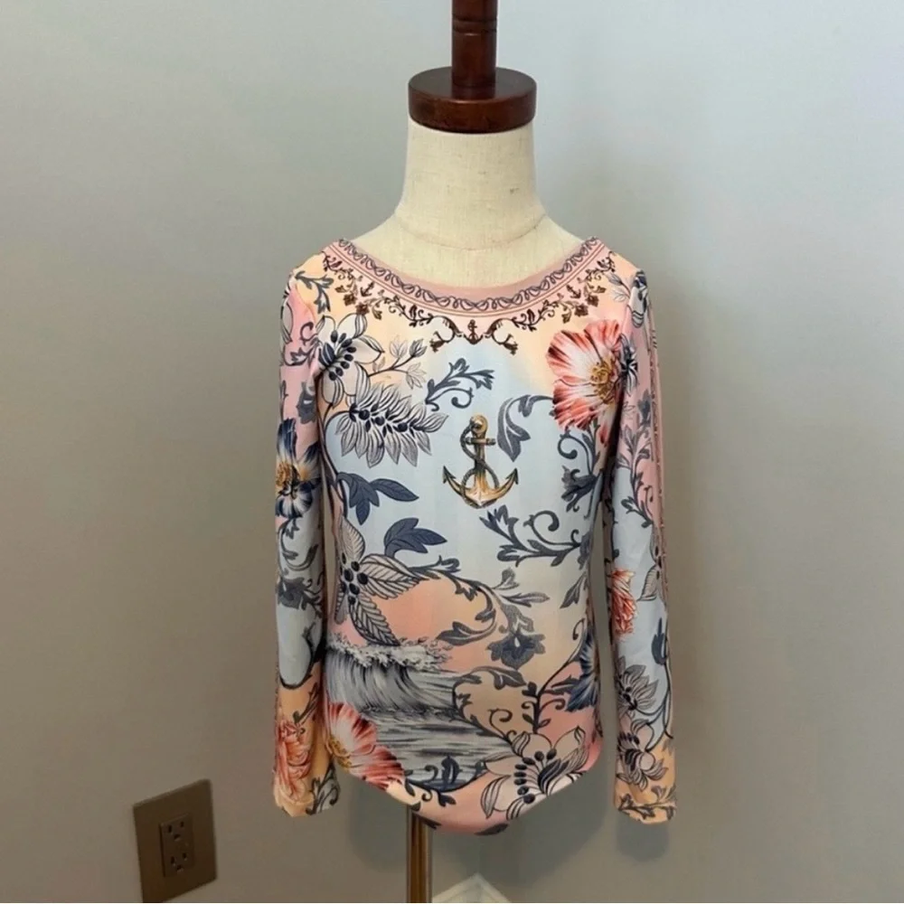 AGUA BENDITA GIRLS HONEY KAI LONG SLEEVES ONE PEICE SWIMSUIT